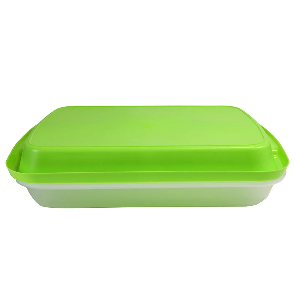 Seed Sprouter Tray BPA Free PP Soil-Free Large Capacity Healthy with Cover Seedling Sprout Plate Hydroponic Plant Pots