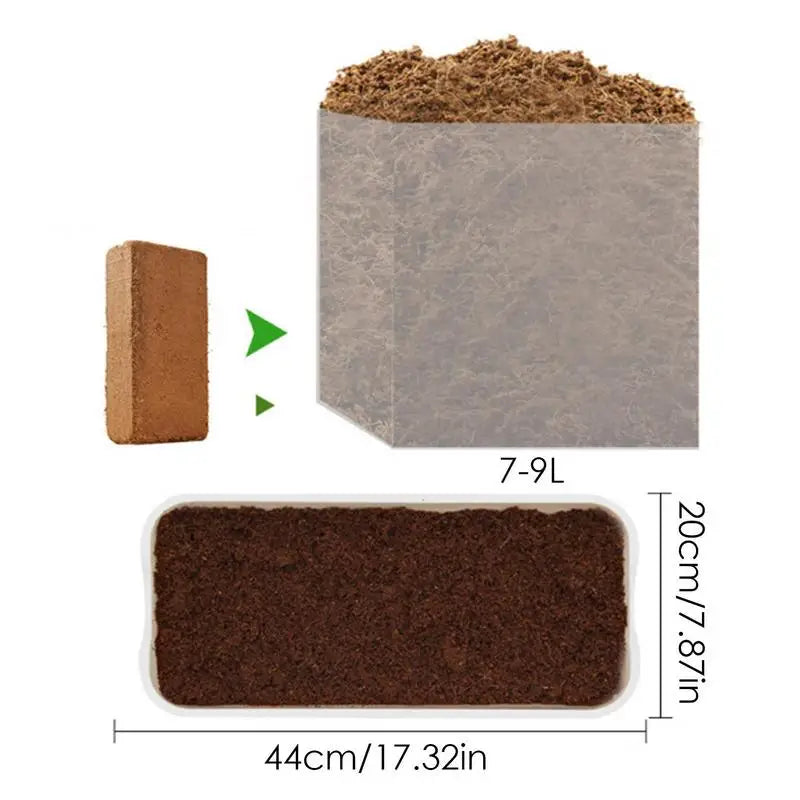 Coco Peat Organic Coco Coir Chips With Low EC And PH Balance Coconut Coir Bricks Coco Fiber Eco-Friendly Coconut Soil For