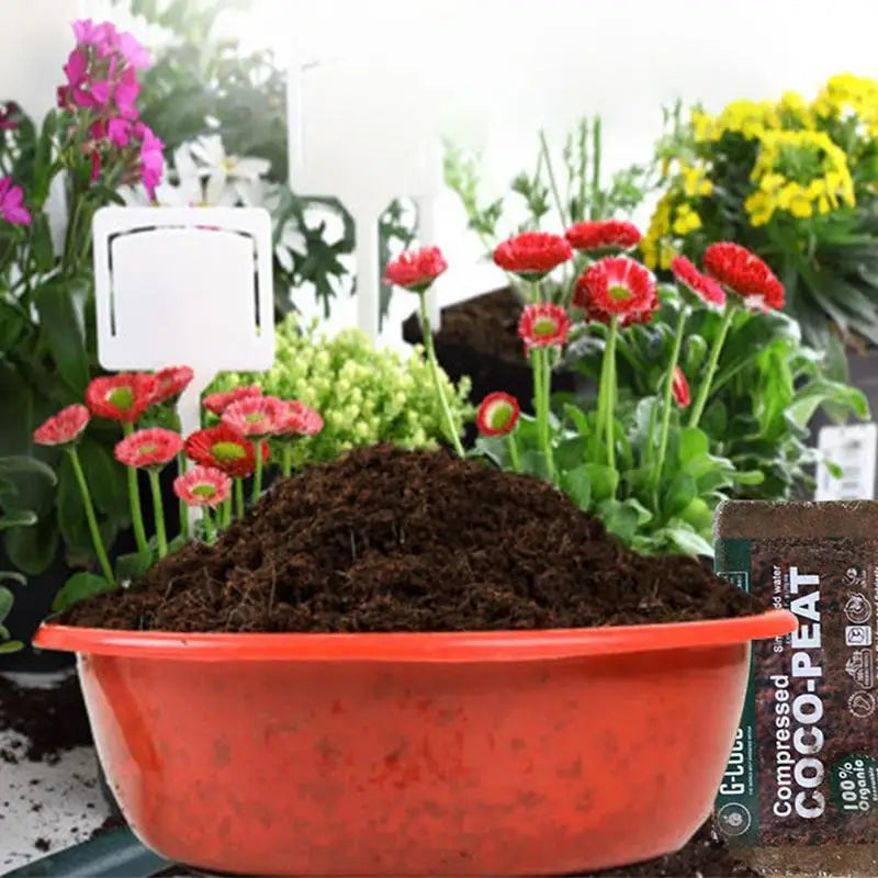 Coco Peat Organic Coco Coir Chips With Low EC And PH Balance Coconut Coir Bricks Coco Fiber Eco-Friendly Coconut Soil For