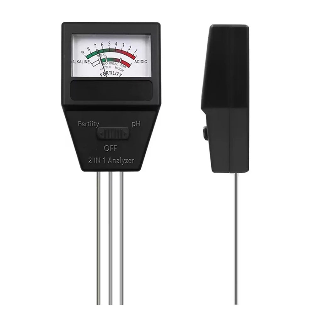 2 in 1 Analyzer Soil PH Fertility Meter With 3 Probes Soil PH Tester Plant Fertile Measure Device Acidity Meter For Garden New