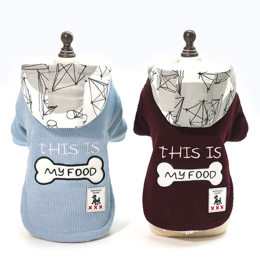 Thickened Warm, Hooded, Padded Clothes For Pets