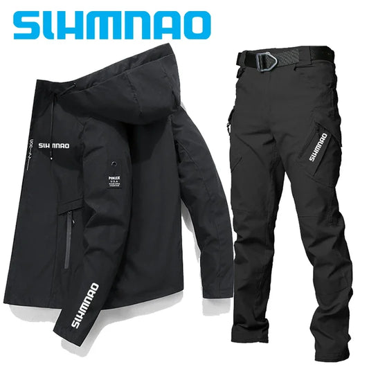 Fishing suit suit jacket tactical pants high quality spring and summer sun protection season outdoor sports waterproof clothing