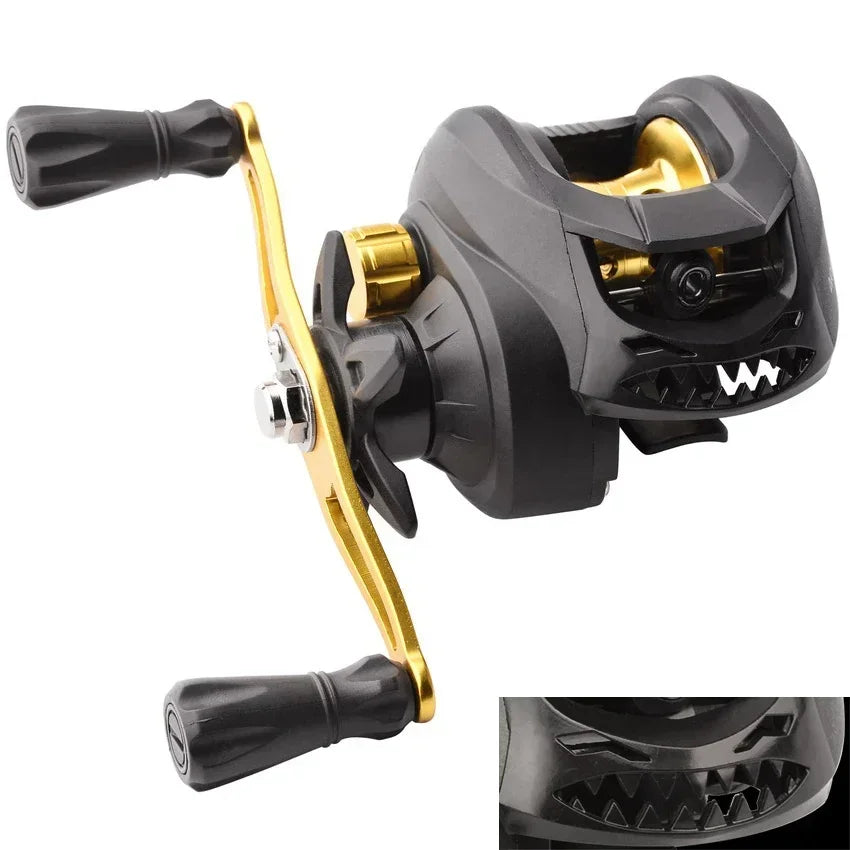Fishing Reel Max Drag 8kg Baitcasting Reel With Aluminum Spool For Lure Freshwater Pesca Left And Right