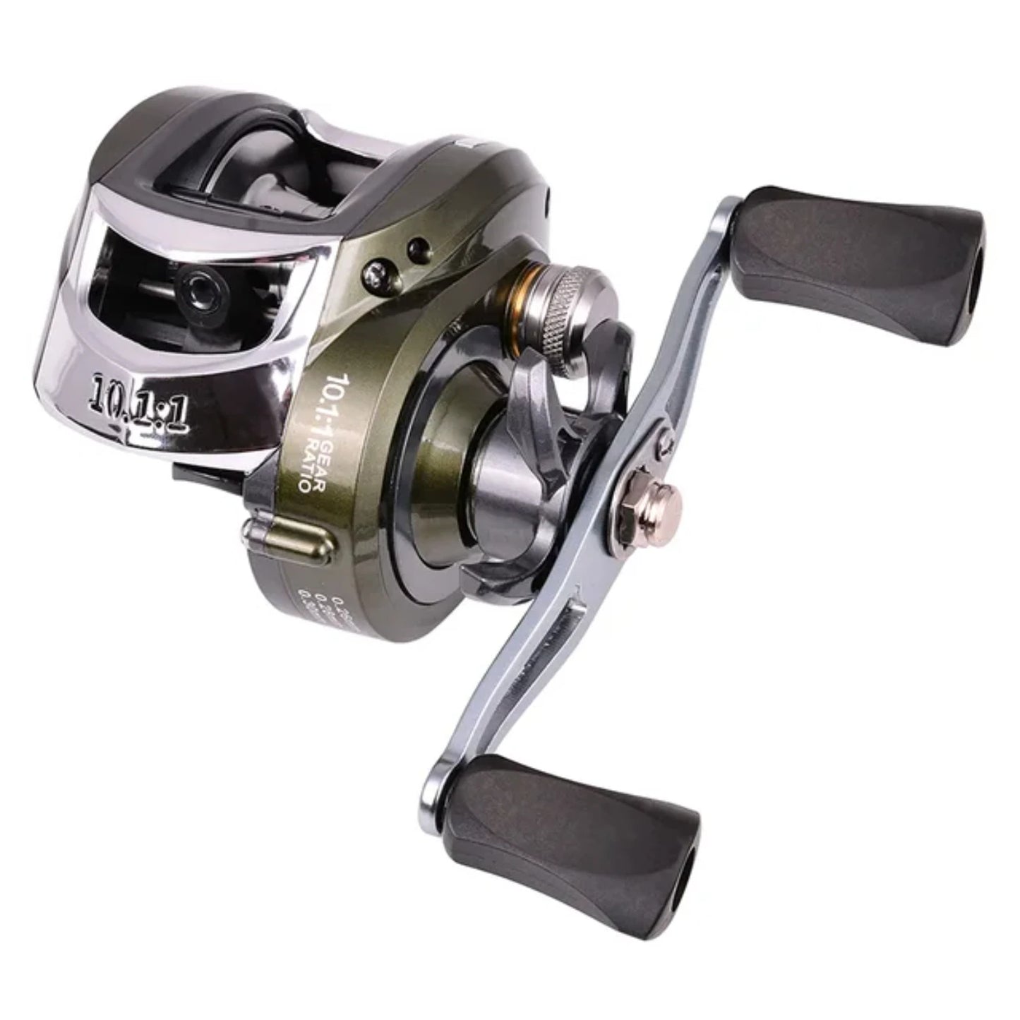 Metal Spool Baitcasting Reel 10kg Max Drag 10.1 1 High Speed Gear Ratio Saltwater Freshwater Fishing Wheel Fishing Reel Fly reel