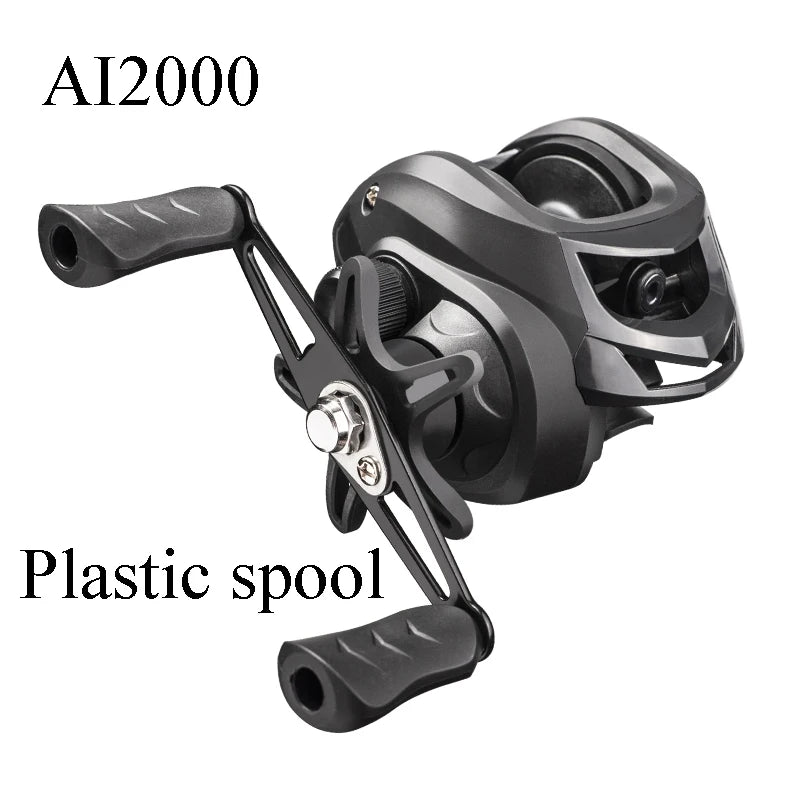 Baitcasting Reel 6.3/7.2:1 8KG Max Drag Fishing Reel For Bass in ocean environment 48 Hours Reel Fishing Accessories