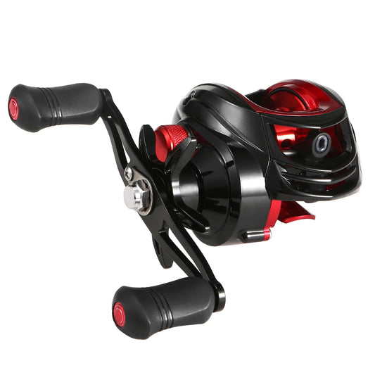 Baitcasting Reel 18+1BB Ball Bearings Baitcasting Fishing Reel High Speed 7.2:1 Gear Ratio Magnetic Brake System Baitcaster Reel