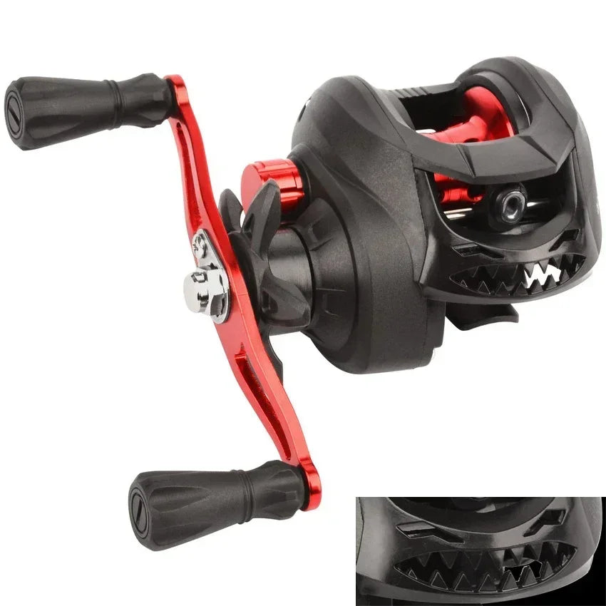 Fishing Reel Max Drag 8kg Baitcasting Reel With Aluminum Spool For Lure Freshwater Pesca Left And Right
