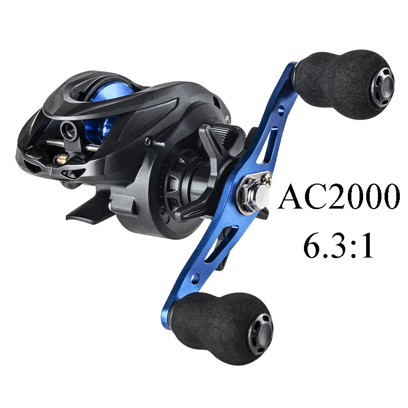 Baitcasting Reel 6.3/7.2:1 8KG Max Drag Fishing Reel For Bass in ocean environment 48 Hours Reel Fishing Accessories