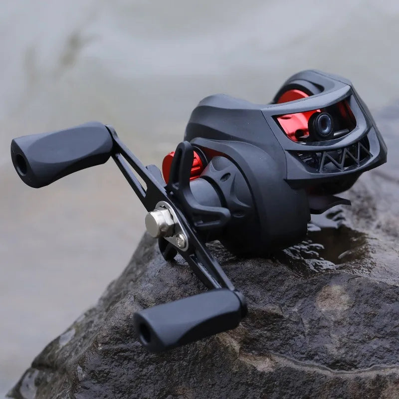 Sougayilang Fishing Reel Professional Ultra Light 7.2.1 Gear Ratio Carp Baitcasting Wheel Max Drag 8kg  Fishing Casting Reel