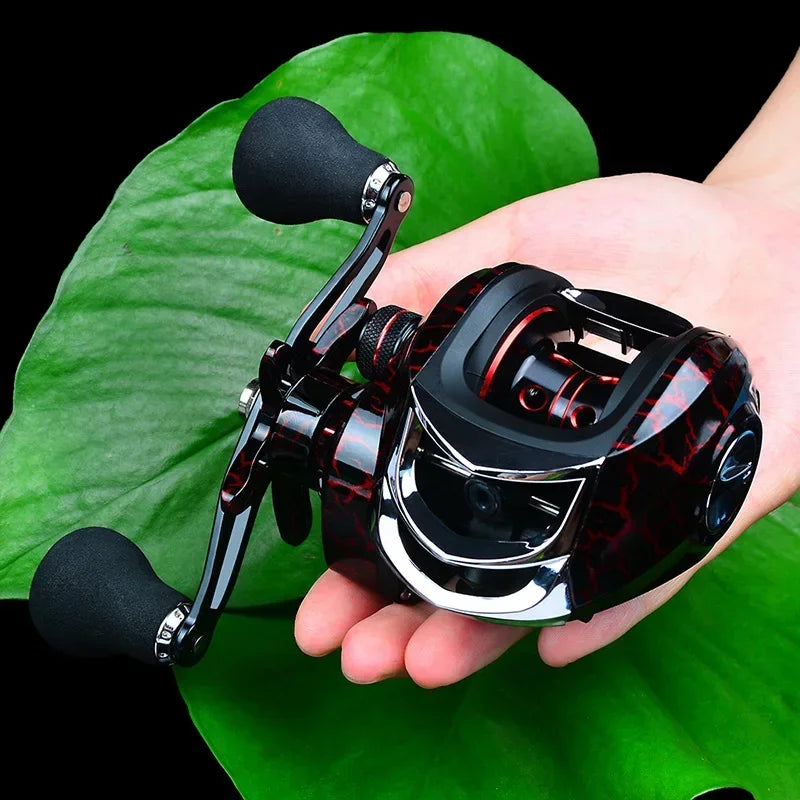 New JAPAN 18+1BB Dual Brake System Baitcasting Reel 8KG Max Drag 7.1:1 High Speed Fishing Reel for Carp Bass(Give Gifts)
