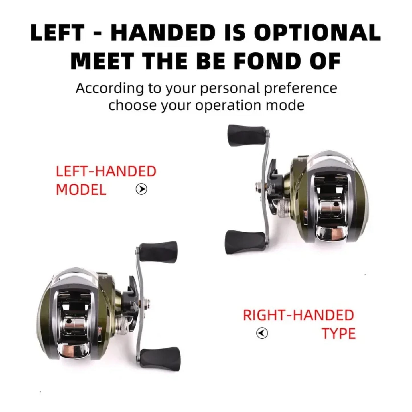 Metal Spool Baitcasting Reel 10kg Max Drag 10.1 1 High Speed Gear Ratio Saltwater Freshwater Fishing Wheel Fishing Reel Fly reel