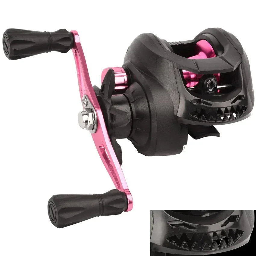 Fishing Reel Max Drag 8kg Baitcasting Reel With Aluminum Spool For Lure Freshwater Pesca Left And Right