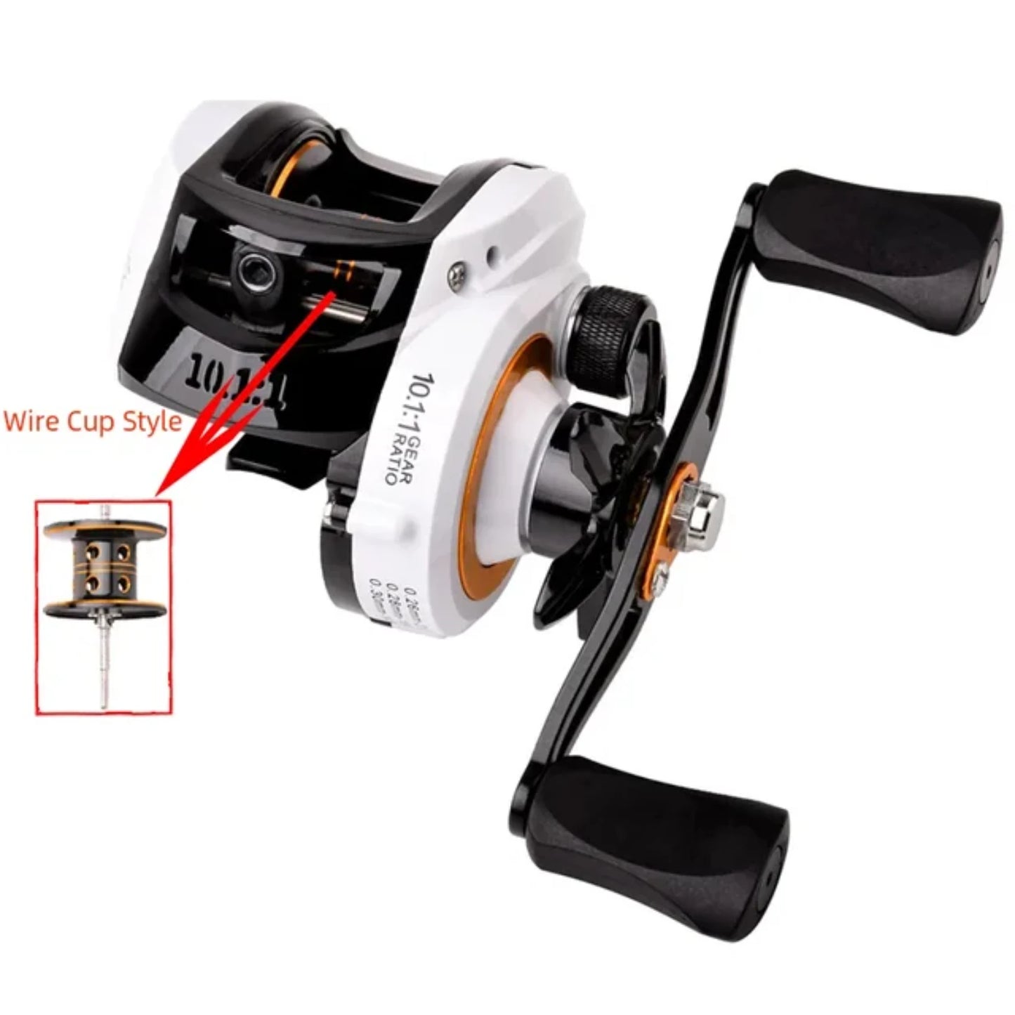 Metal Spool Baitcasting Reel 10kg Max Drag 10.1 1 High Speed Gear Ratio Saltwater Freshwater Fishing Wheel Fishing Reel Fly reel