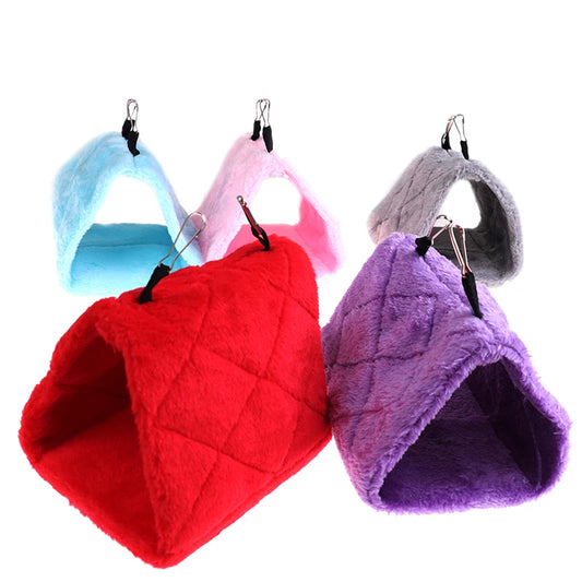 1Pc Pet Hamster Cage House Hanging Nest Parrot Parakeet Budgie Cockatiel Warm Bed Rat Hammock Bird Winter Toys