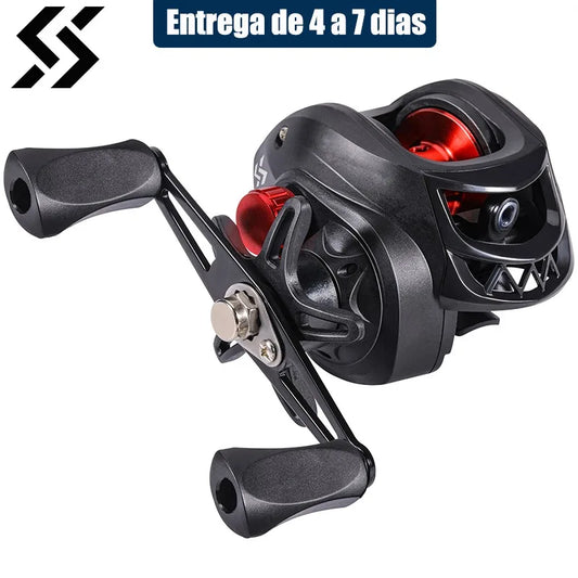 Sougayilang Fishing Reel Professional Ultra Light 7.2.1 Gear Ratio Carp Baitcasting Wheel Max Drag 8kg  Fishing Casting Reel