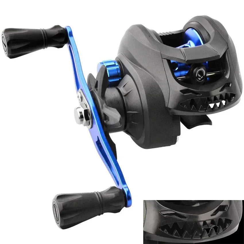 Fishing Reel Max Drag 8kg Baitcasting Reel With Aluminum Spool For Lure Freshwater Pesca Left And Right