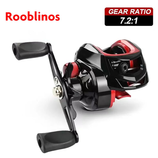 Rooblinos BR Baitcasting Fishing Reels Max Drag 8kg Ultra Light Casting Reel Fishing Reel for Bass Pike Fishing Tackle