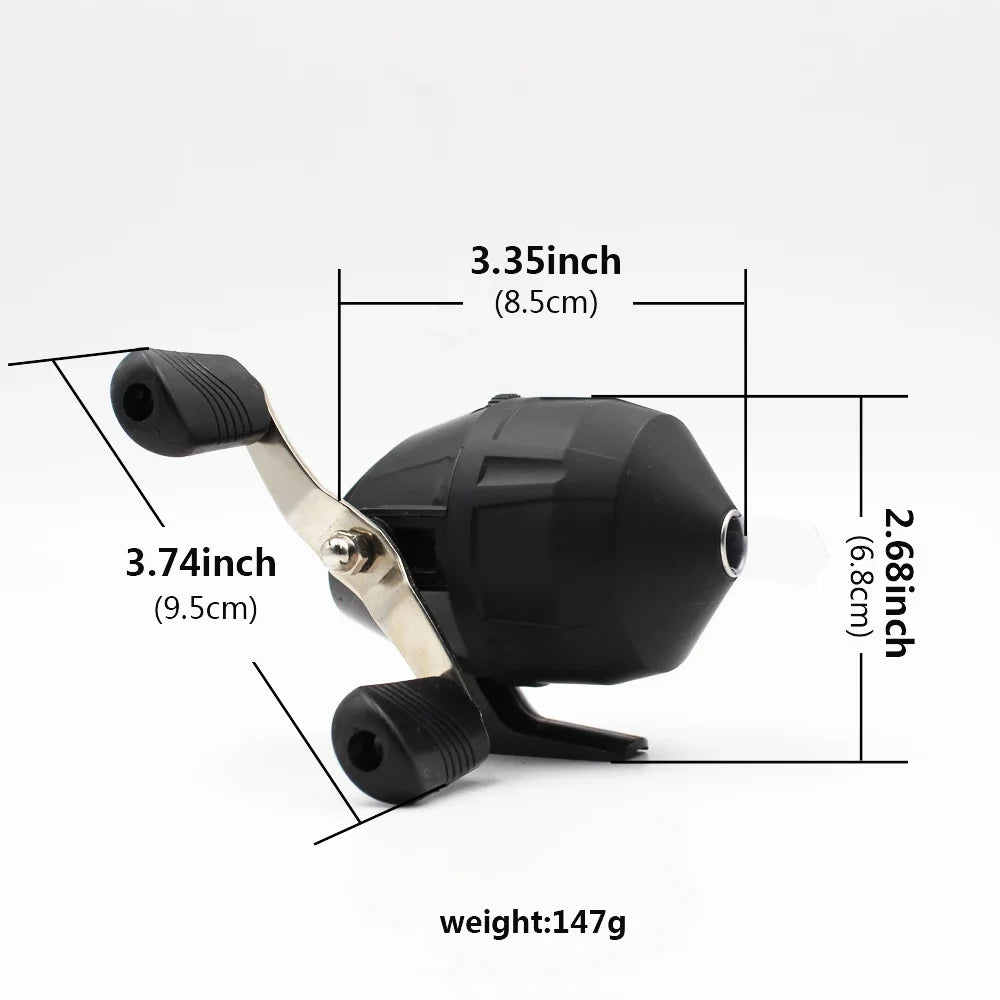 BL10s Outdoor Hunting Slingshot Fishing Reel Closed Double Arm Rotating Reel Archery Fishing Tool High Quality Accessories