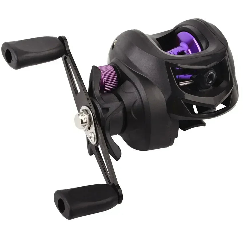 Fishing Reel Max Drag 8kg Baitcasting Reel With Aluminum Spool For Lure Freshwater Pesca Left And Right