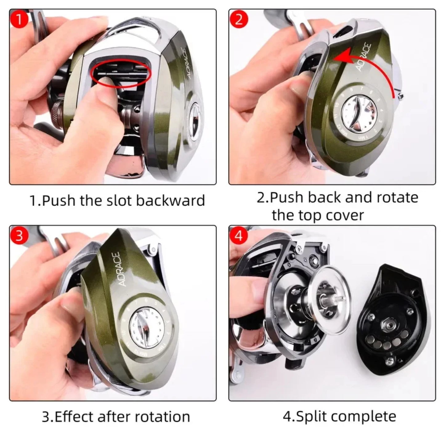 Metal Spool Baitcasting Reel 10kg Max Drag 10.1 1 High Speed Gear Ratio Saltwater Freshwater Fishing Wheel Fishing Reel Fly reel