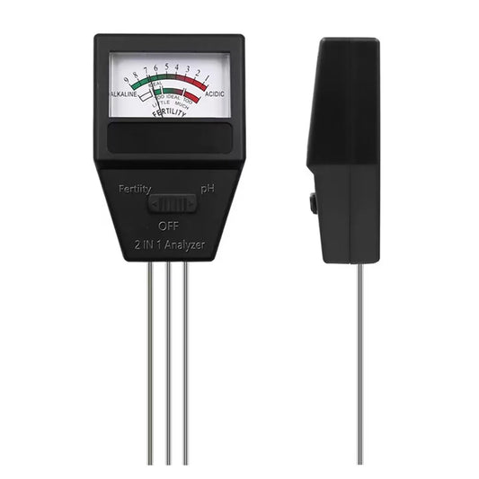 2 in 1 Analyzer Soil PH Fertility Meter With 3 Probes Soil PH Tester Plant Fertile Measure Device Acidity Meter For Garden New
