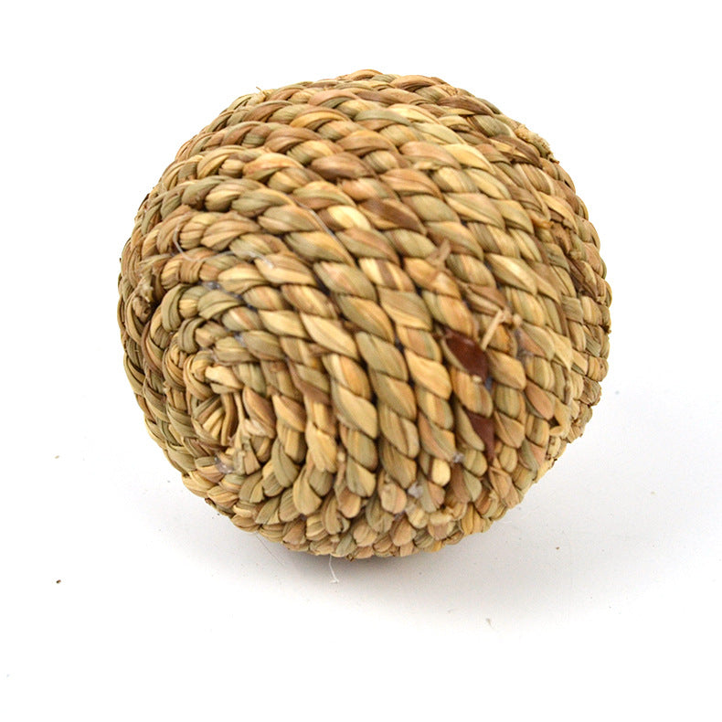 Hamster Rabbit Parrot Pet Scratching Straw Ball